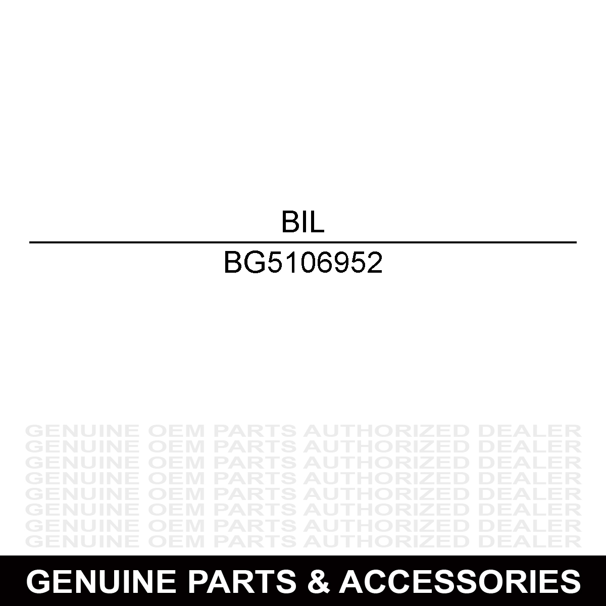 Billy Goat 5106952 Right Motor Deflector Genuine OEM
