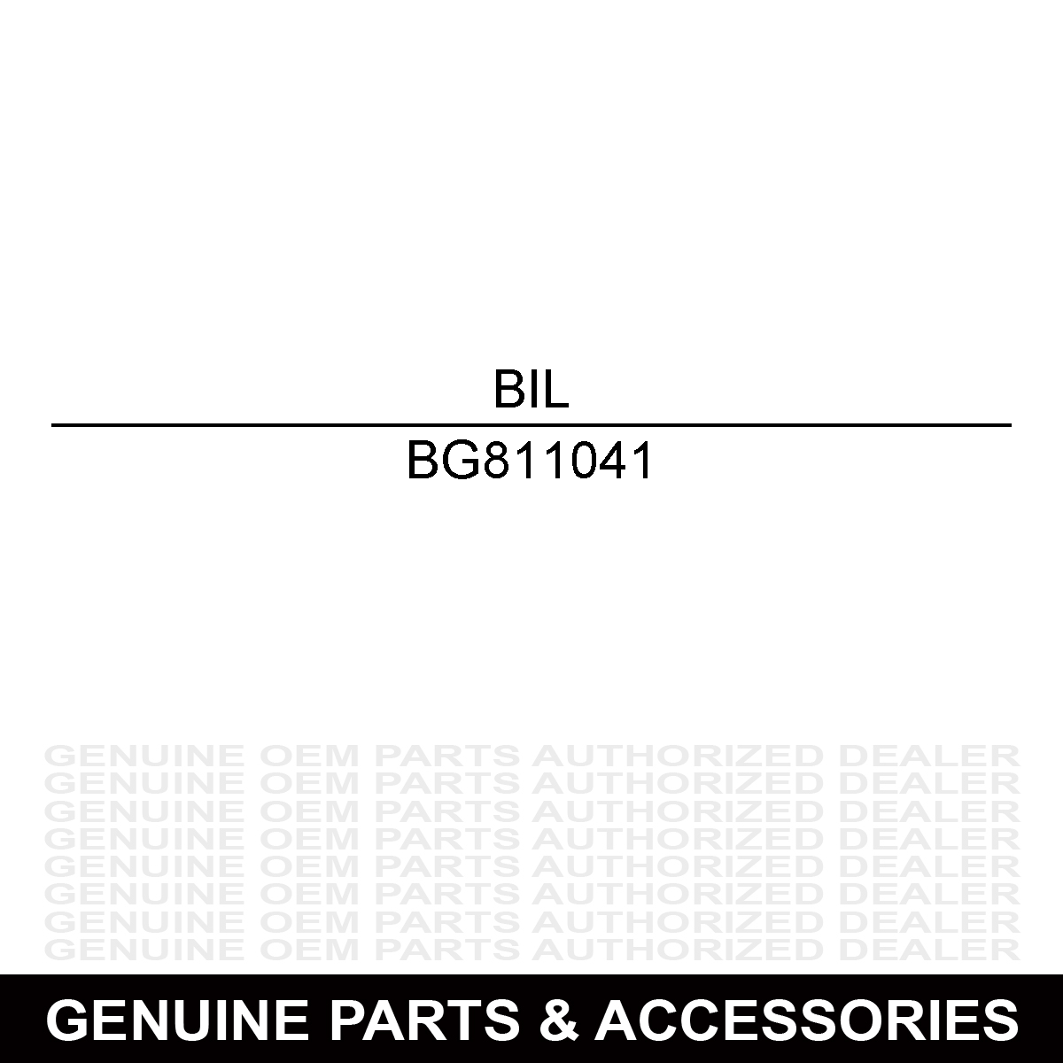 Genuine Billy Goat GUARD CHAIN W/LABELS  Part# BG811041