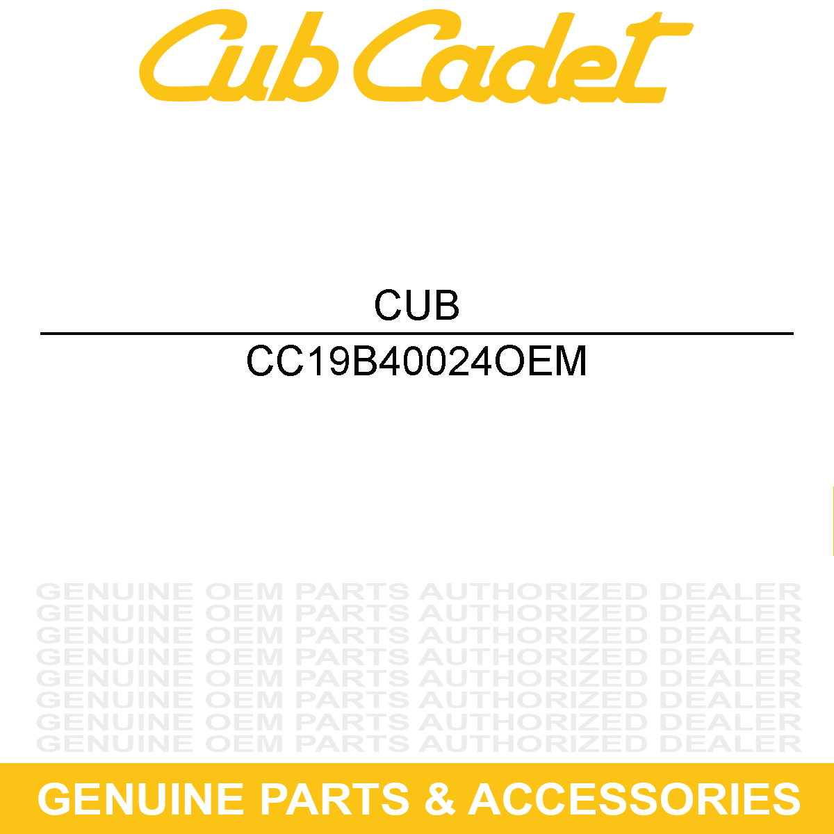CUB CADET 19B40024OEM 42" 3x Snow Thrower Attachment XT1 XT2 GT LT LX 42 46 50