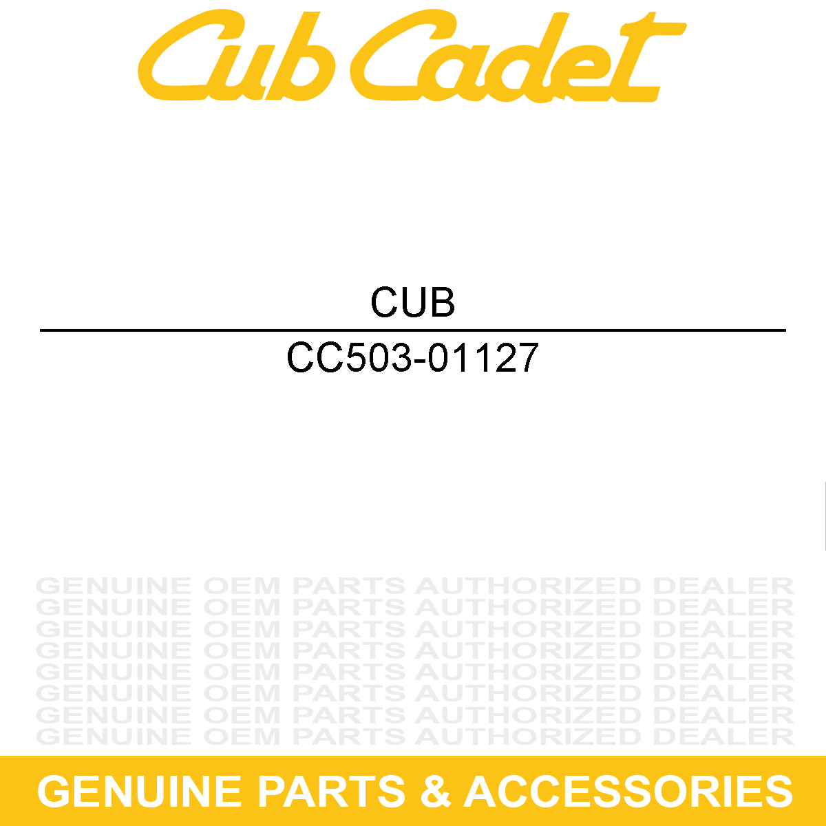 CUB CADET 503-01127 Hex Flange Nut M16x1 Challenger 550 750 MX550 MX750 CX750