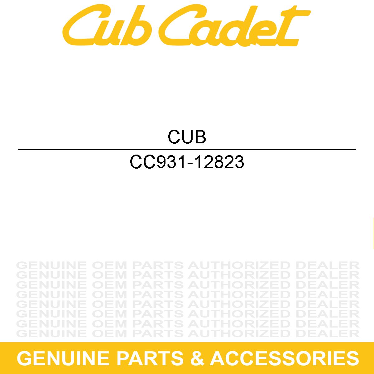 CUB CADET 931-12823 Throttle Link Clip Engine 9Q78XUA 9Q78XU 9Q78HUB ...