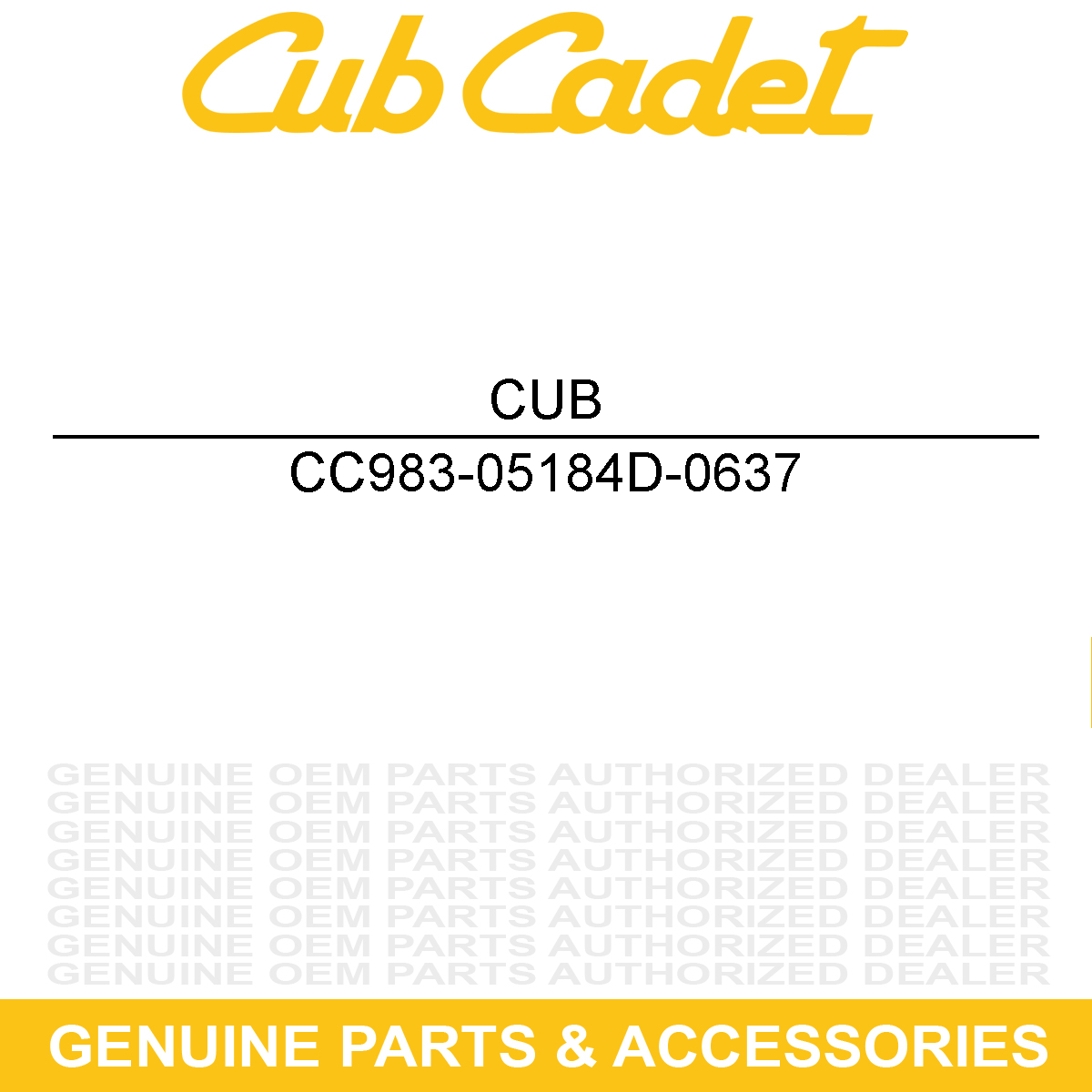 MTD 983-05184D-0637 42