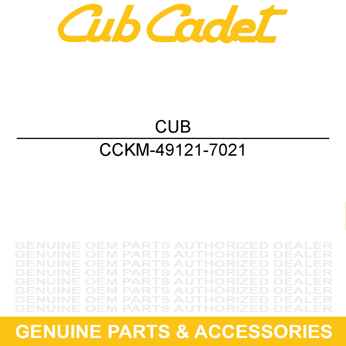 CUB CADET KM-49121-7021 Main Nozzle FS481V Engine AS33 195997256216| eBay