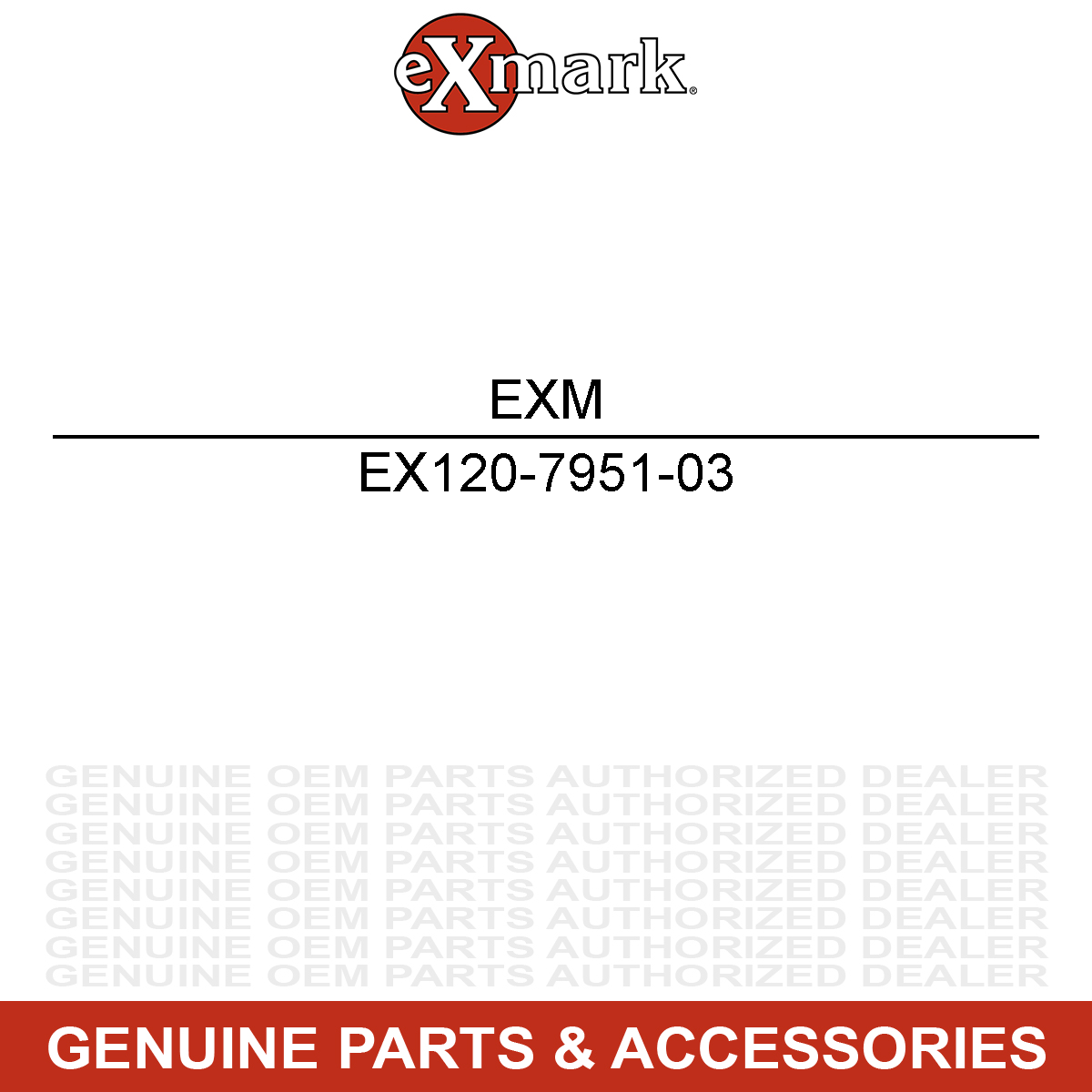 Exmark 120-7951-03 Cutoff Baffle Quest E S Series