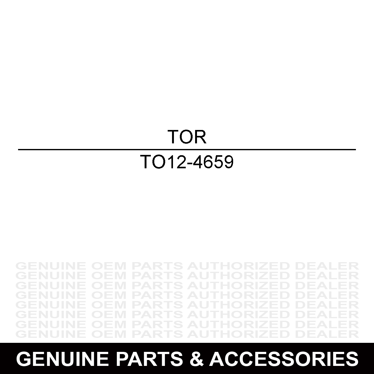 Toro 12-4659 Cont Panel/primer Body CCR 2000 2500 3000 2400 3600 3650 ...