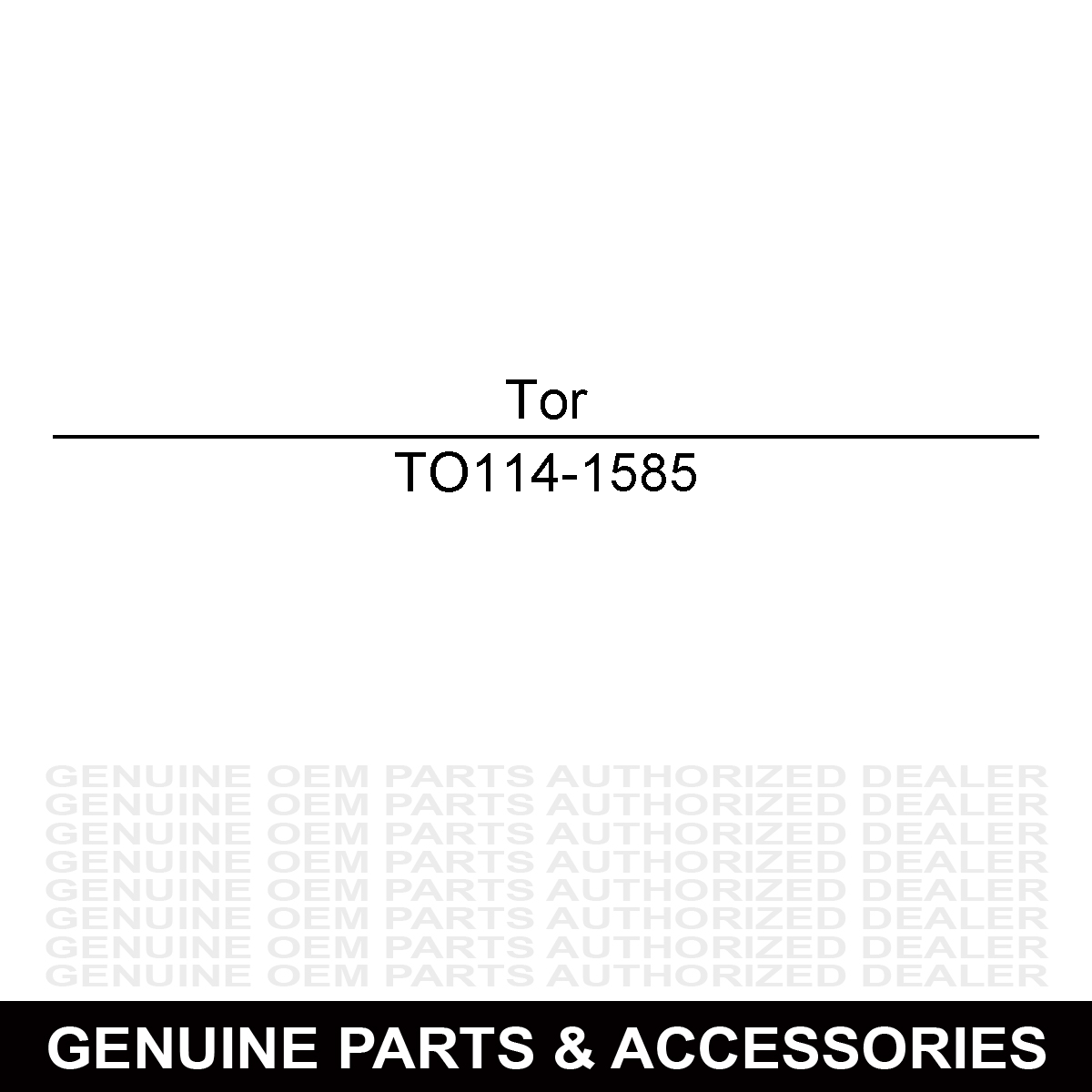 Toro Genuine OEM Trailing Shield – 112-9989