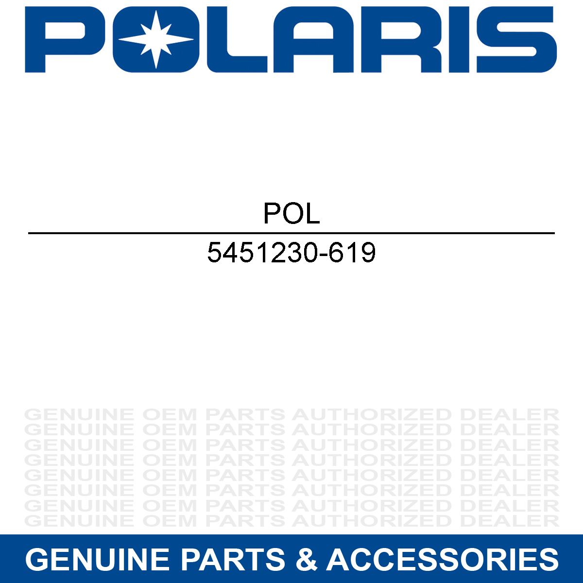 VooDoo Blue Left Hand Side Panel 5451230-619 Polaris Indy RMK Switchback Rush